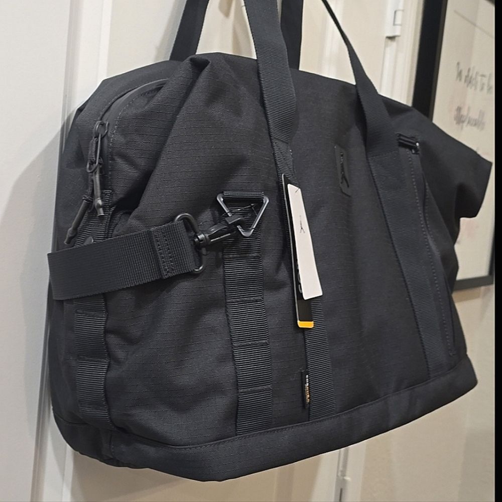Jordan Air Jordan Cordura Duffel Bag- DK Smoke Grey - Picture 8 of 10